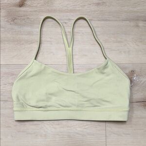 lululemon athletica Soft Yellow Sports Bra